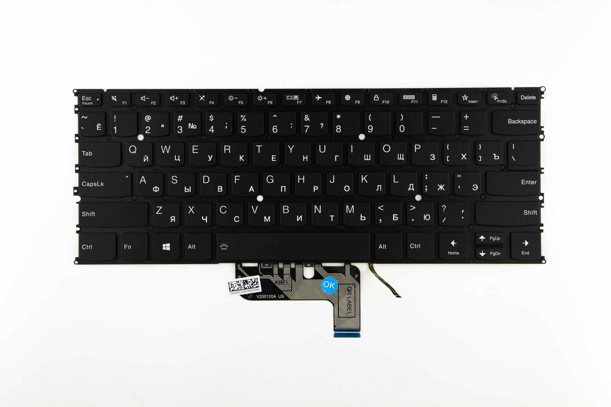 Клавиатура для ноутбука Lenovo Yoga Slim 9-14 14ITL5 черная p/n: