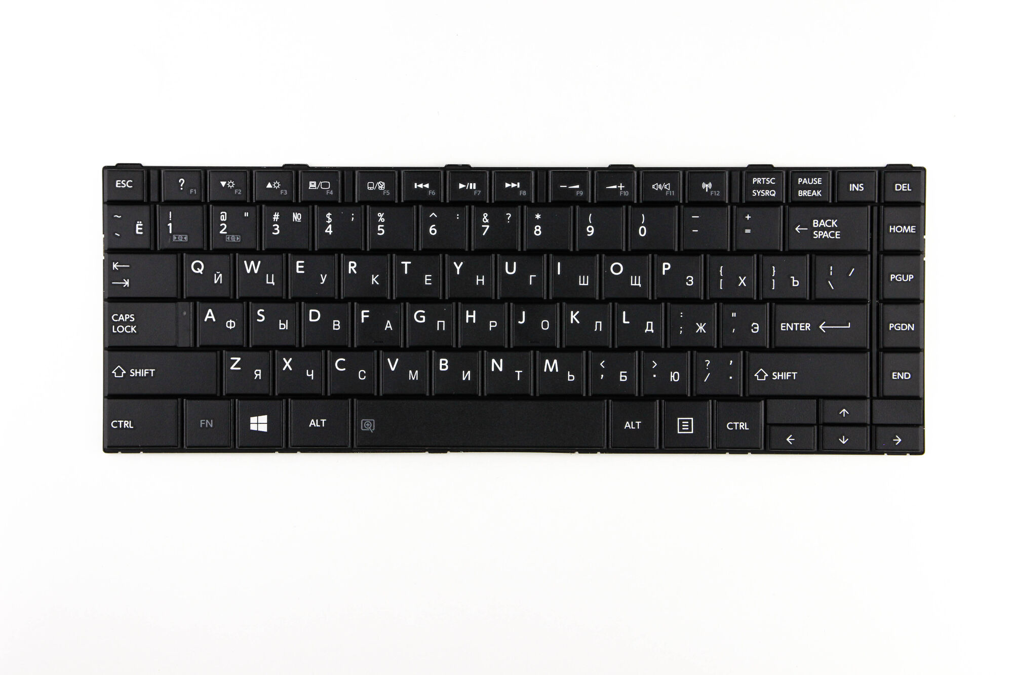 Клавиатура для ноутбука Toshiba C840 L840 M840 P840 черная p/n: 9Z.N7SSQ.001, 9Z.N7SSQ.10R