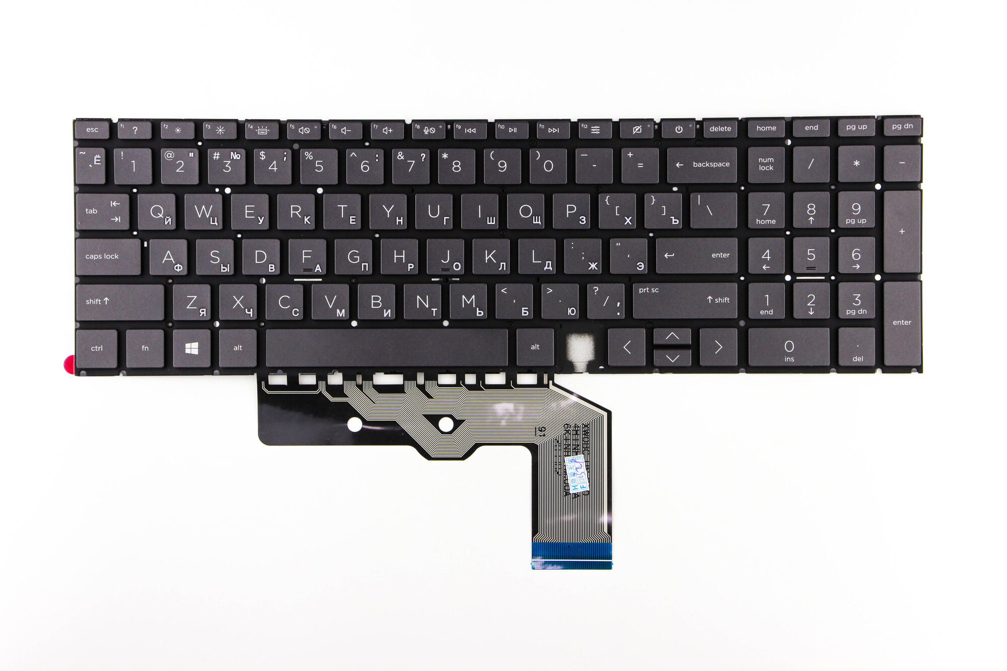 Клавиатура для HP Envy x360 15-ED черная с подсветкой p/n: 9Z.NEZSC.E01, PK1328B1B00, NSK-XWESC