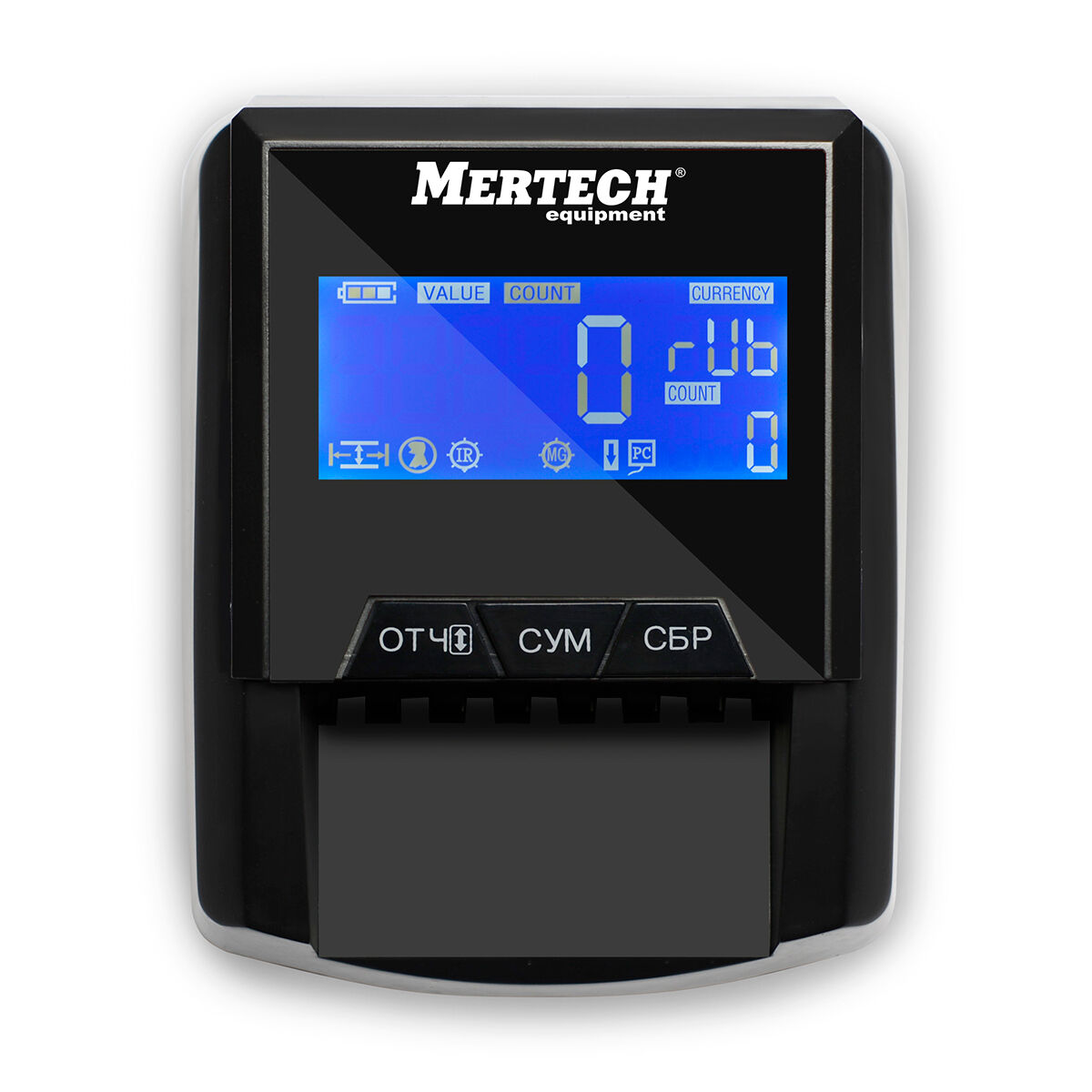 Детектор валют MERTECH (Mercury) D-20A FLASH PRO LCD с АКБ Mertech (Mercury)