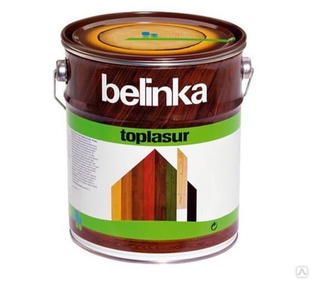 Лазурное покрытие для защиты древесины Belinka TopLasur 14 /лиственница/ 1л 