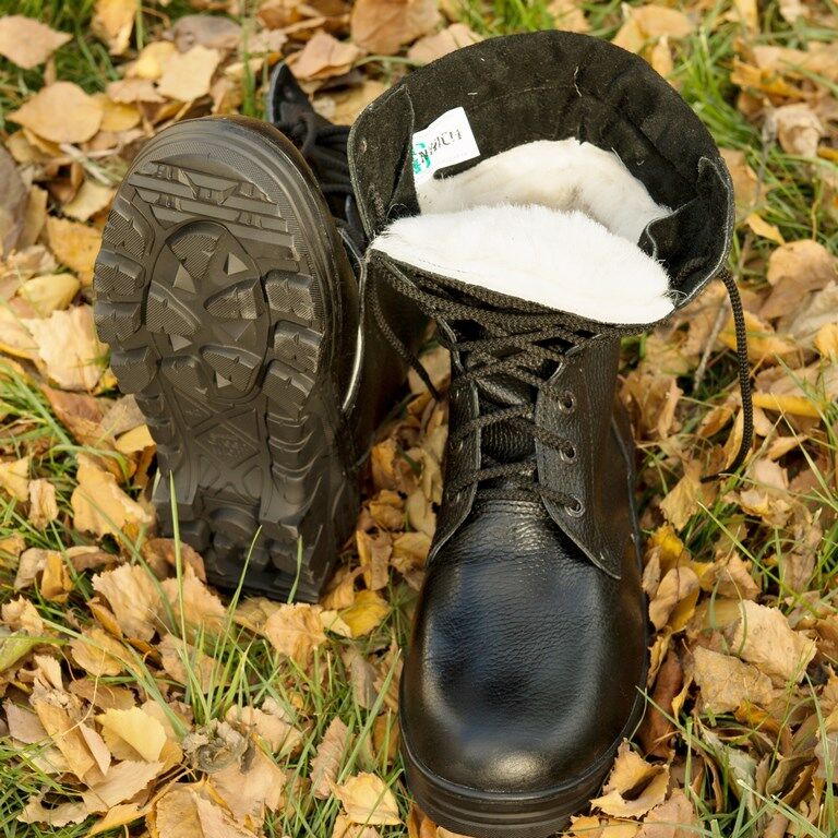 Ботинки с высокими берцами «ОМОН ЭЛИТ» (28 см) натуральный мех G-1 7