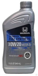 Масло моторное HONDA Ultimate Full Synthetic 0W-20 SN Plus/GF-5 (0,946 л) #1