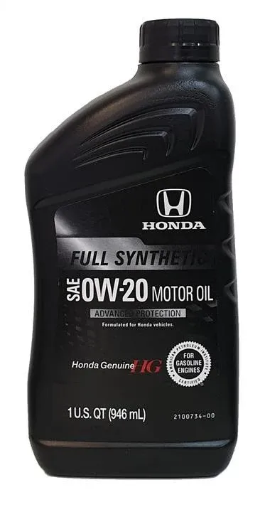 Масло моторное HONDA Full Synthetic 0W-20 SP/GF-6 (0,946 л)