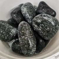 Пироксенит камень для бани шлифованный