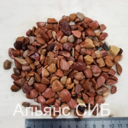 Галька коричнево-красная Аргиллит фр. 5-10 мм 1