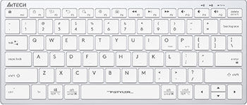 Клавиатура A4Tech Fstyler FX51 белый USB slim Multimedia FX51 WHITE