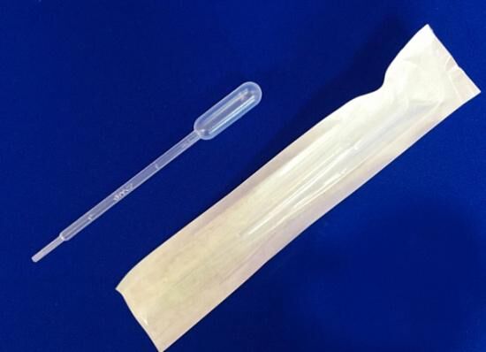 Пипетки для переноса жидкости (Пастера), стерильные, 5 мл без делений, упаковка 100 шт