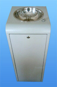 Фонтанчик питьевой "Ученик" ВП кнопочный квадратный, антивандальный, с вертикальной подачей воды