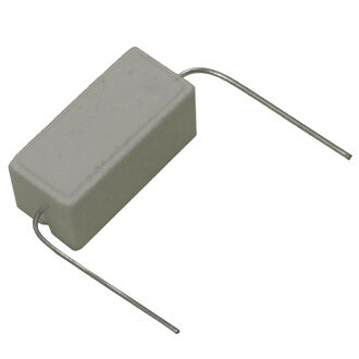 Резистор мощный постоянный RX27-1 4.7Ом 5W 5% / SQP5, керамо-цементный корпус Xin Hua 70203