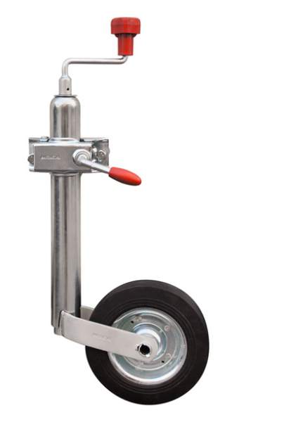 МЗСА Опорное колесо для прицепа в сборе с хомутом и крепежом 150 кг/60, МЗСА (арт.8870)