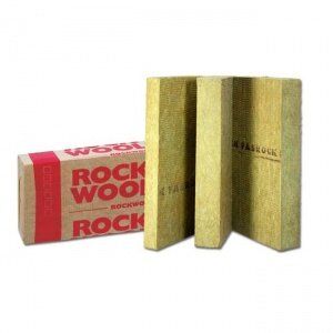 Минеральная вата ROCKWOOL Флор Баттс И (1000х600х50) 4 шт (2,4 м2, 0,12 м3) в упаковке