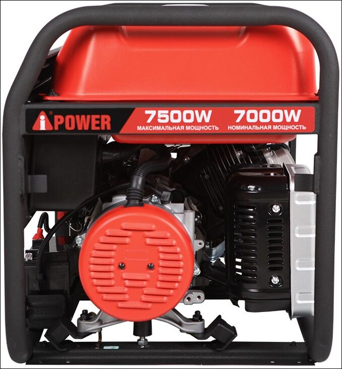 Портативный бензиновый генератор A-iPower A7500EA 4