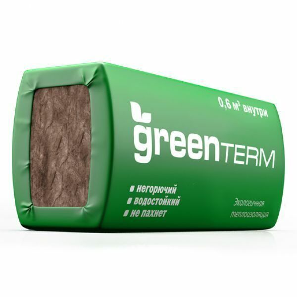 Утеплитель Кнауф GreenTerm 1230х610х50 мм, 12 м2, 0.61 м3, 16 шт