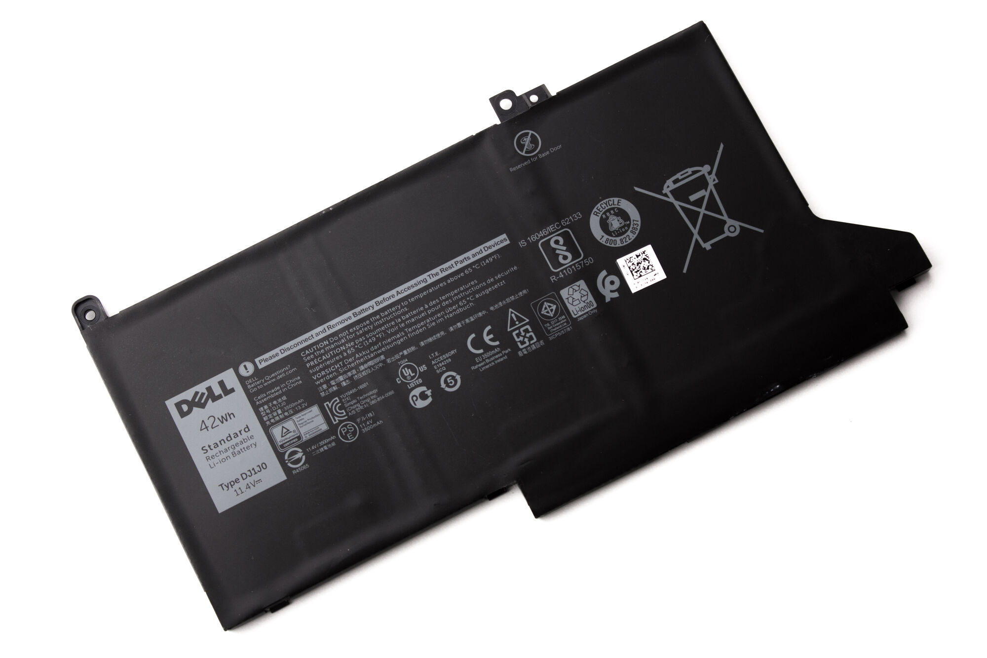 Аккумулятор для Dell E7280 E7480 (11.4V 3500mAh) ORG p/n: DJ1J0