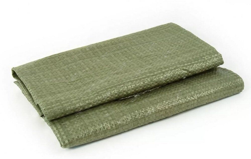 Мешок полипропиленовый зеленый 55х95 см (100)