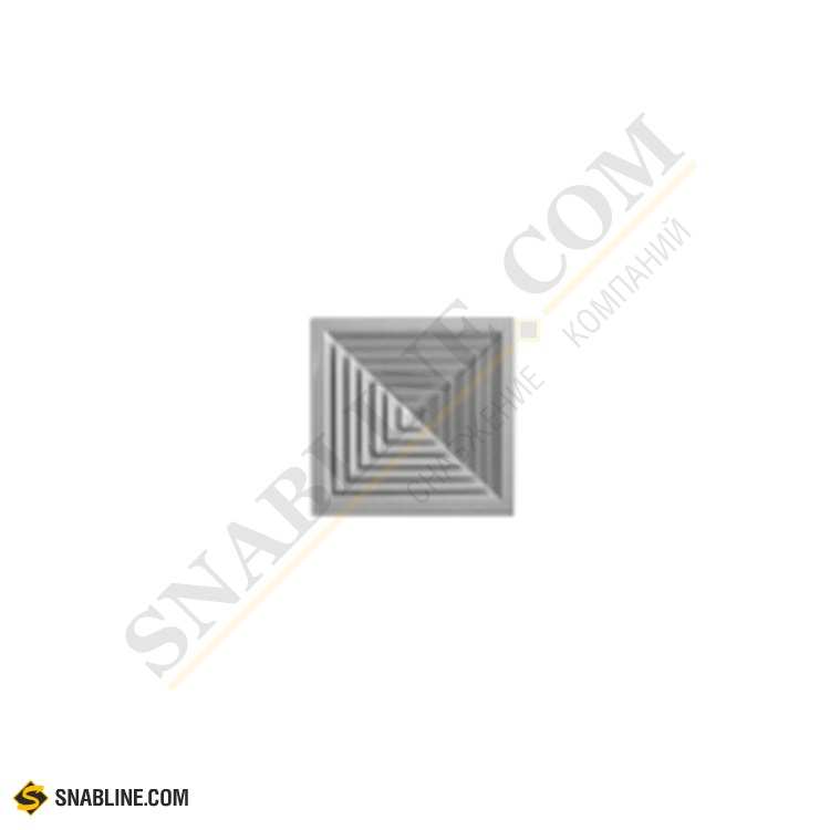 Диффузор (анемостат) потолочный квадратный, 450x450 / 306x306 мм