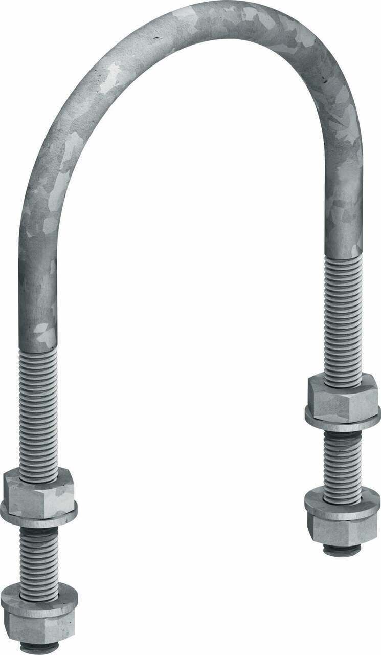 Хомут U образный Hilti для труб горячеоцинкованная сталь, M12x139-143.4 мм (5")