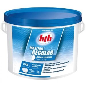 Медленный стабилизированный хлор HTH в таблетках (200 гр), 5 кг, цена за 1 шт
