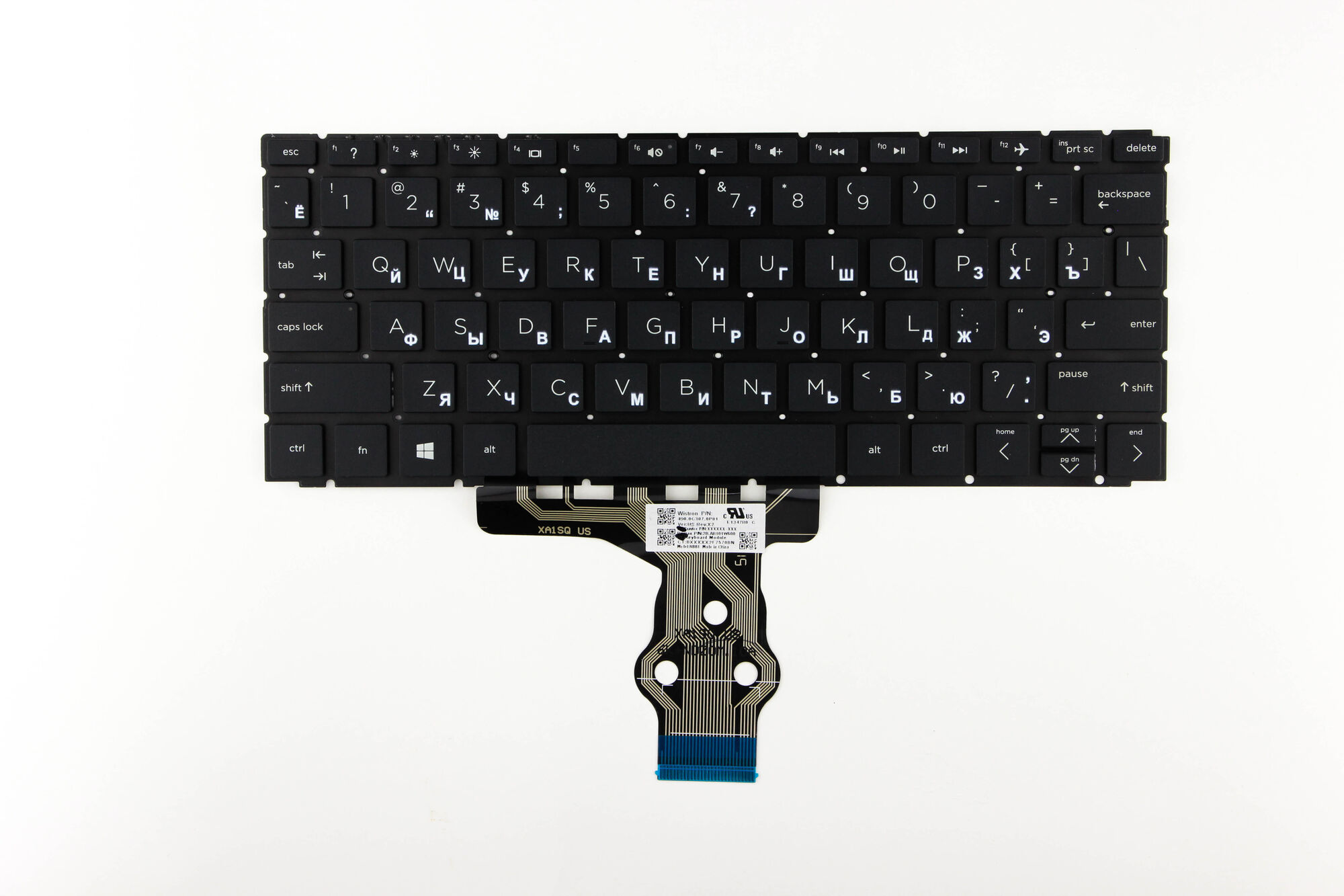 Клавиатура для HP 11-ak p/n: 490.0C307.0P01, 2B.AB101W600