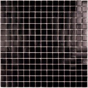 Мозаика стеклянная Bonaparte Simple Black (полуглянцевая), 20*20*4 мм, 327*327 мм