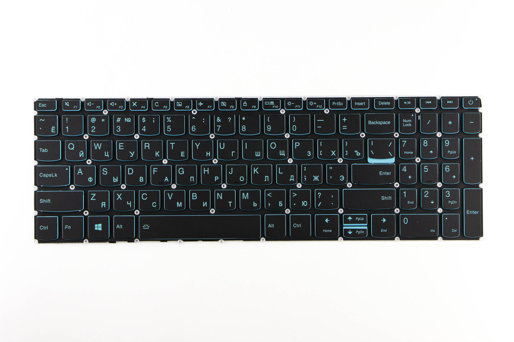 Клавиатура для ноутбука Lenovo 320-15ABR 320-15AST Blue с подсветкой p/n: SN20K93009, 9Z.NDRDSN.10R