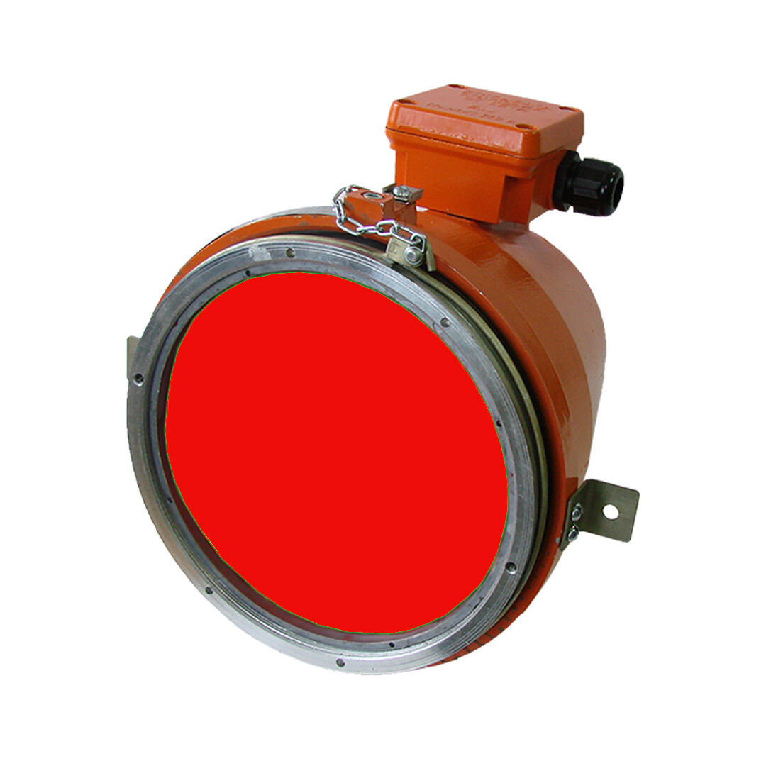 Взрывозащищённый ламповый светофор НСП43МТ-11-75 красный УХЛ1 INDEX Индустрия