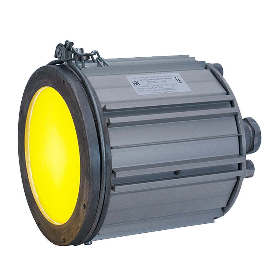 Взрывозащищённый светодиодный светофор Эмлайт ССД УХЛ1 желтый INDEX Индустрия