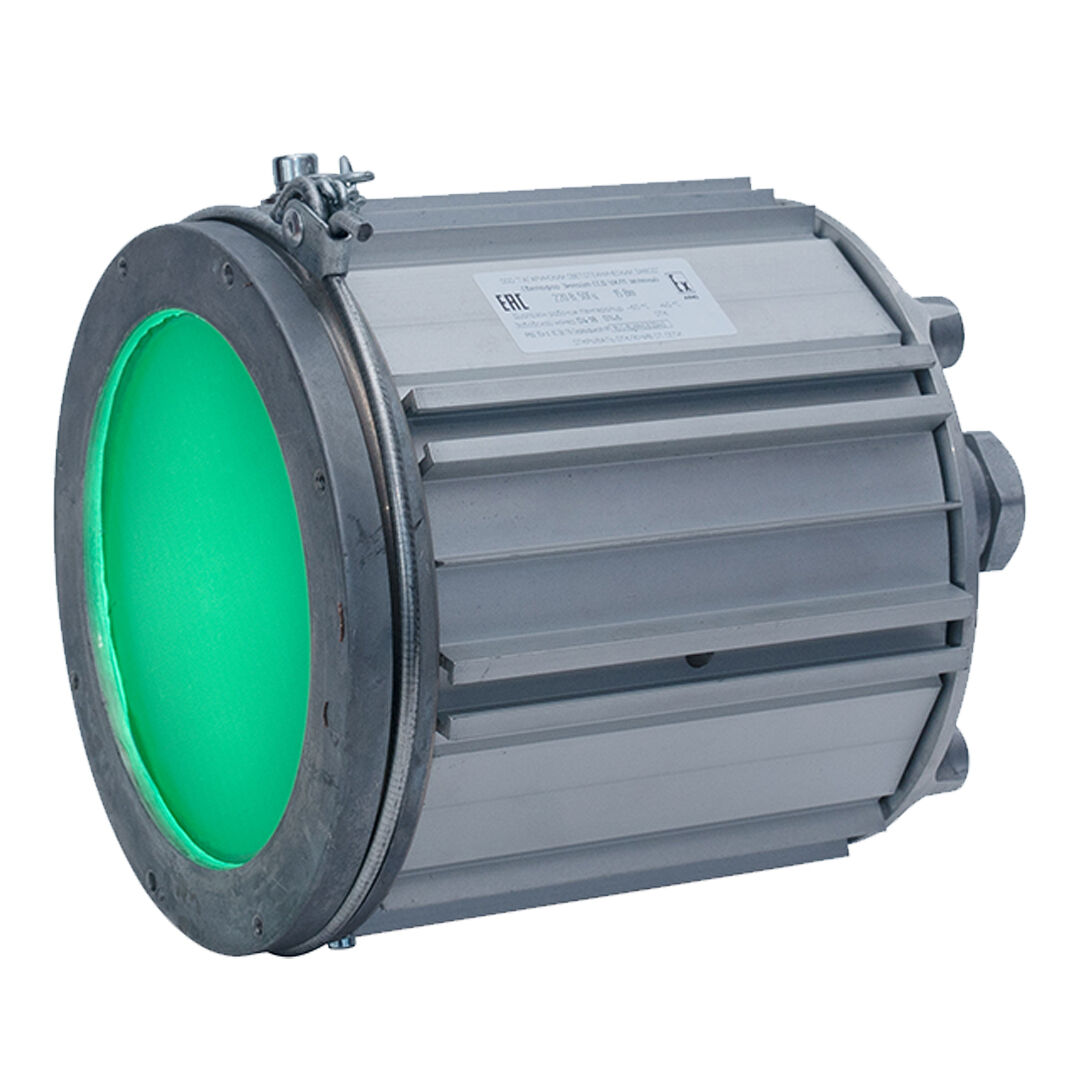 Взрывозащищённый светодиодный светофор Эмлайт ССД УХЛ1 зеленый INDEX Индустрия