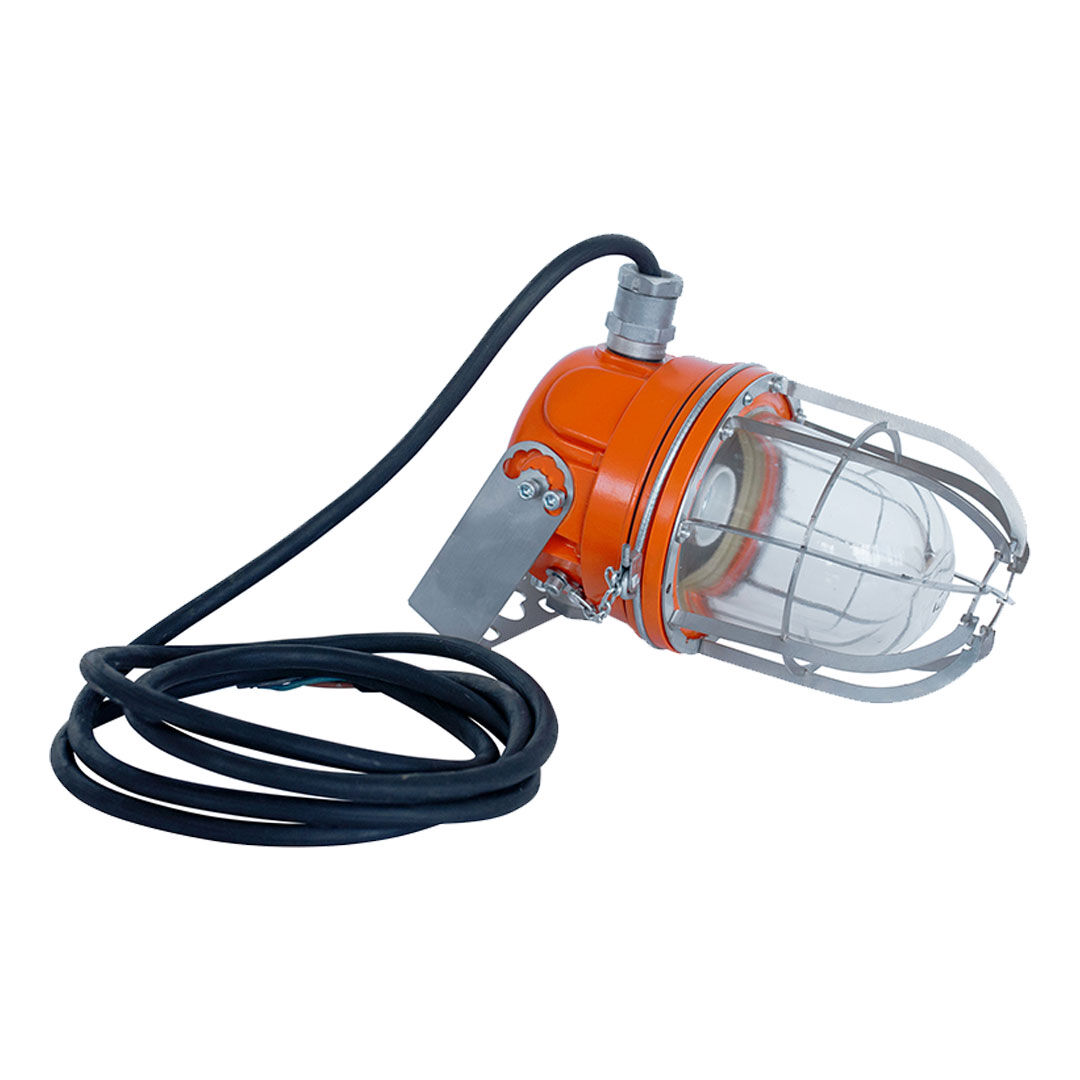 Переносной взрывозащищенный ламповый светильник АПЛИТ Ех Ф-13 (GX24q-1) INDEX Индустрия
