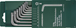 Набор ключей торцевых TORX® с центрированным штифтом Т10-50, 9 предметов H08MTP09S Jonnesway H08MTP09S Набор ключей торц #1