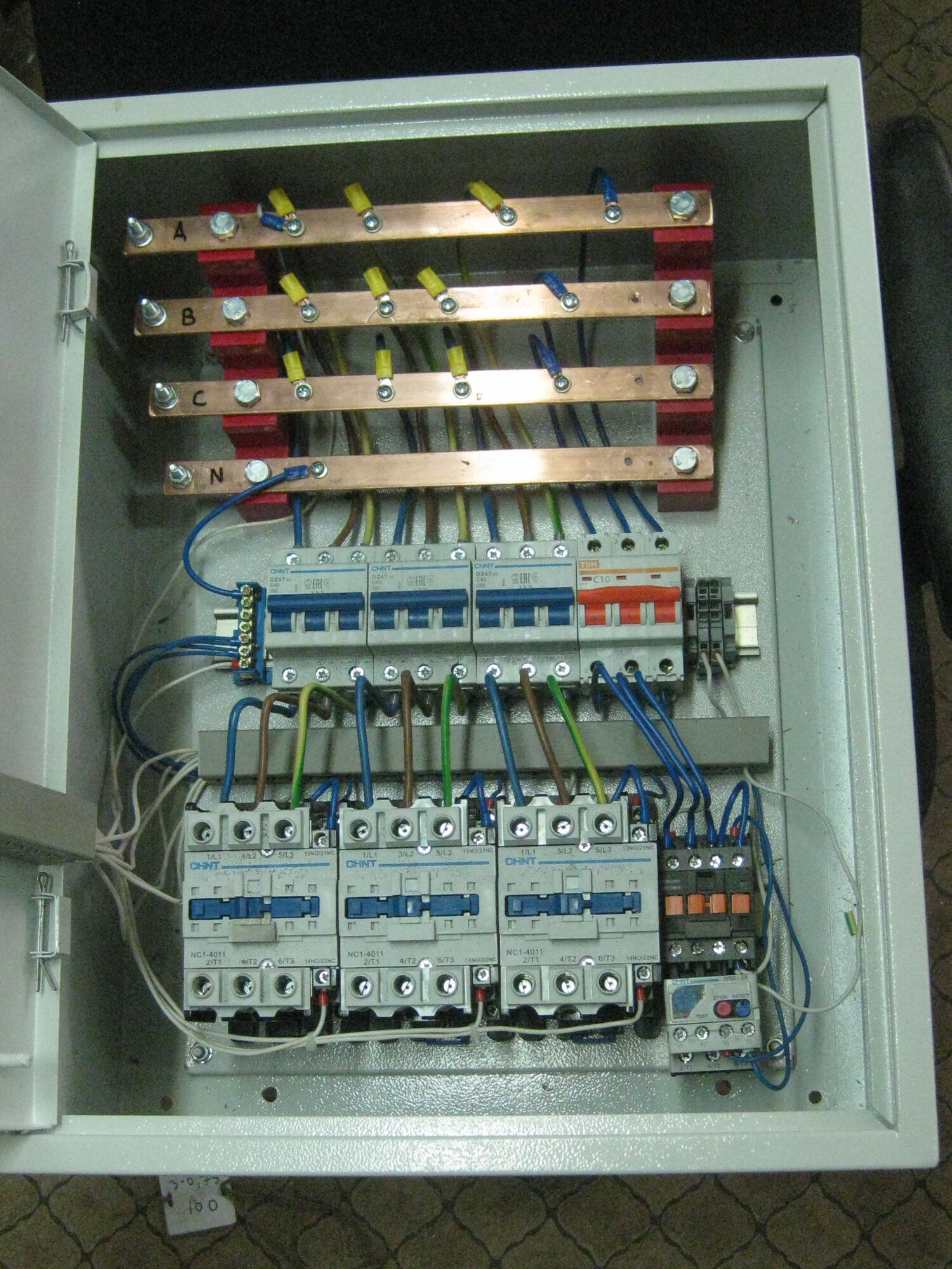 Блок управления электрокалориферами БУ 4-250