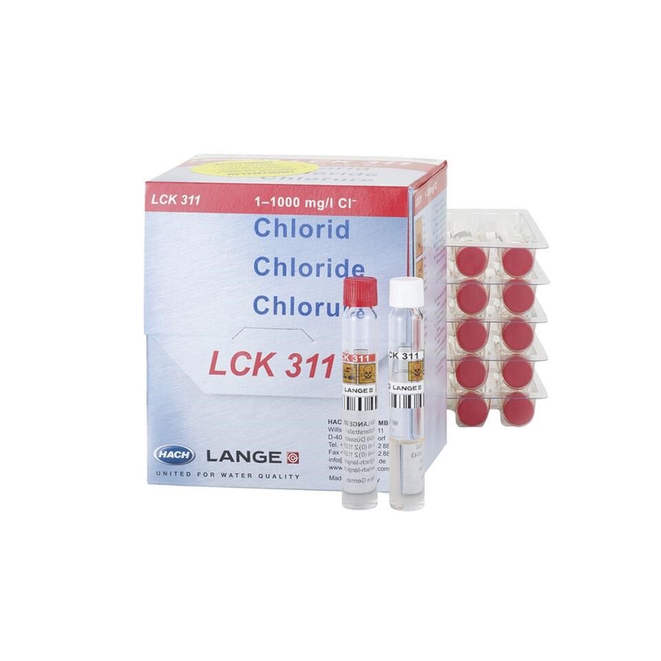 Набор реагентов HACH LCK311 (хлорид, 1-70 мг/л, 70-1000 мг/л) СТК