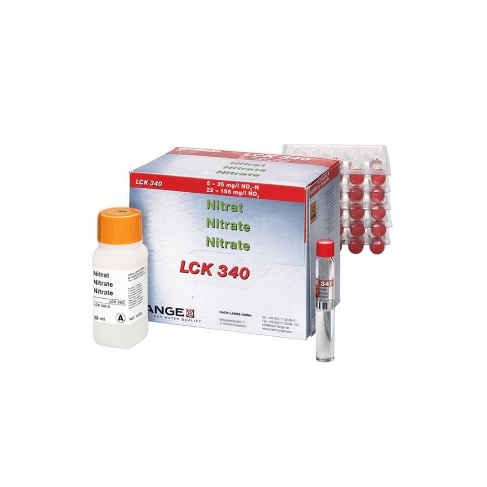 Набор реагентов HACH LCK340 (нитраты, 5-35 мг/л, 22-155 мг/л) СТК