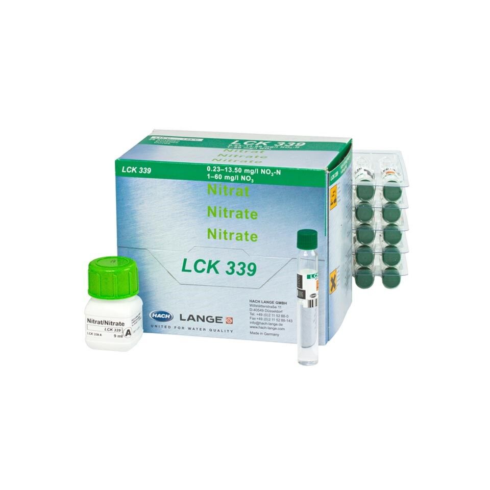 Набор реагентов HACH LCK339 (нитраты, 0,23-13,5 мг/л, 1-60 мг/л) СТК