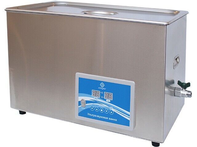 Ультразвуковая ванна (мойка) Stegler 30DT - Уценка (30 л, 20-80°C) СТК