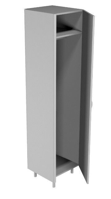 Шкаф для одного газового баллона НВ-400 ШБ (400 х 460 х 1820) СТК