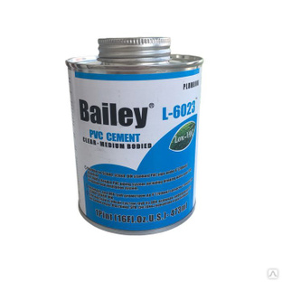 Клей для труб ПВХ Bailey L-6023 473 мл #1