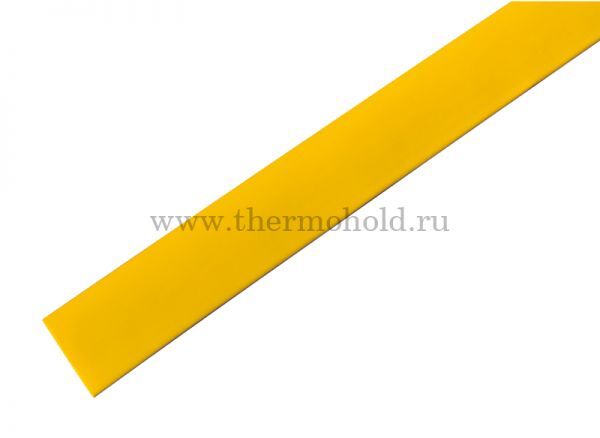 Термоусаживаемая трубка REXANT 19,0/9,5 мм, желтая, упаковка 10 шт. по 1 м