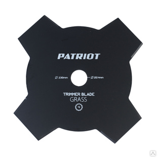 Нож Patriot TBS-4 для триммера (230х25.4 мм, 4 зубца) #1