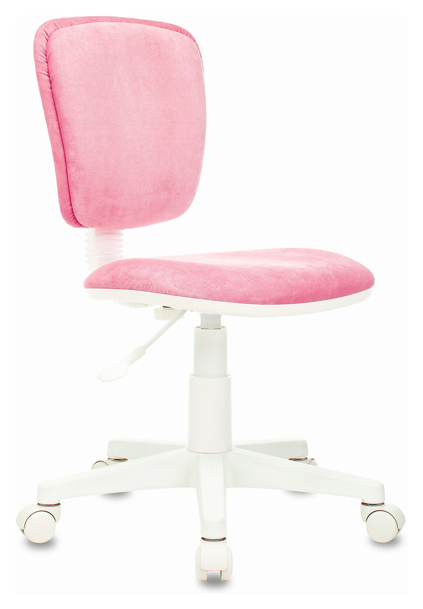 кресло бюрократ ch 330m velv36 розовый velvet 36 крестовина металл