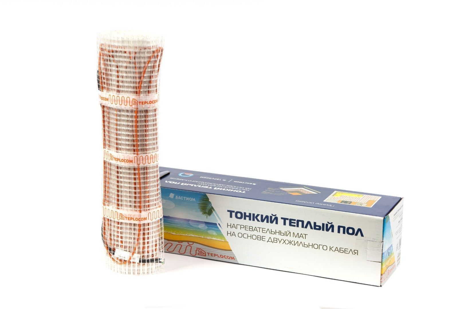 Маты нагревательные двужильные TEPLOCOM МНД-2,0-320 Вт Бастион
