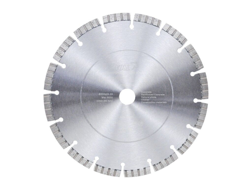 Алмазный диск VOLL LaserTurbo V PREMIUM 230 х 22.23 мм voll