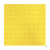 Плитка тактильная ПВХ для внутренних помещений, желтая, конус #1