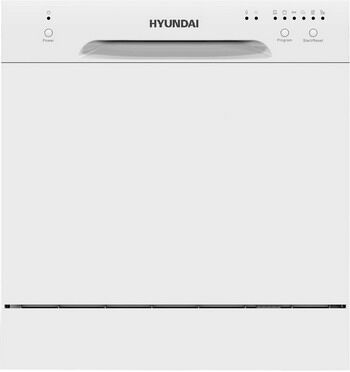 Компактная посудомоечная машина Hyundai DT403 белый