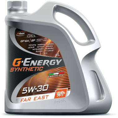 Cинтетическое Масло моторное G-Energy Synthetic Far East, 5w30 API SN ILSAC GF-5, 5л