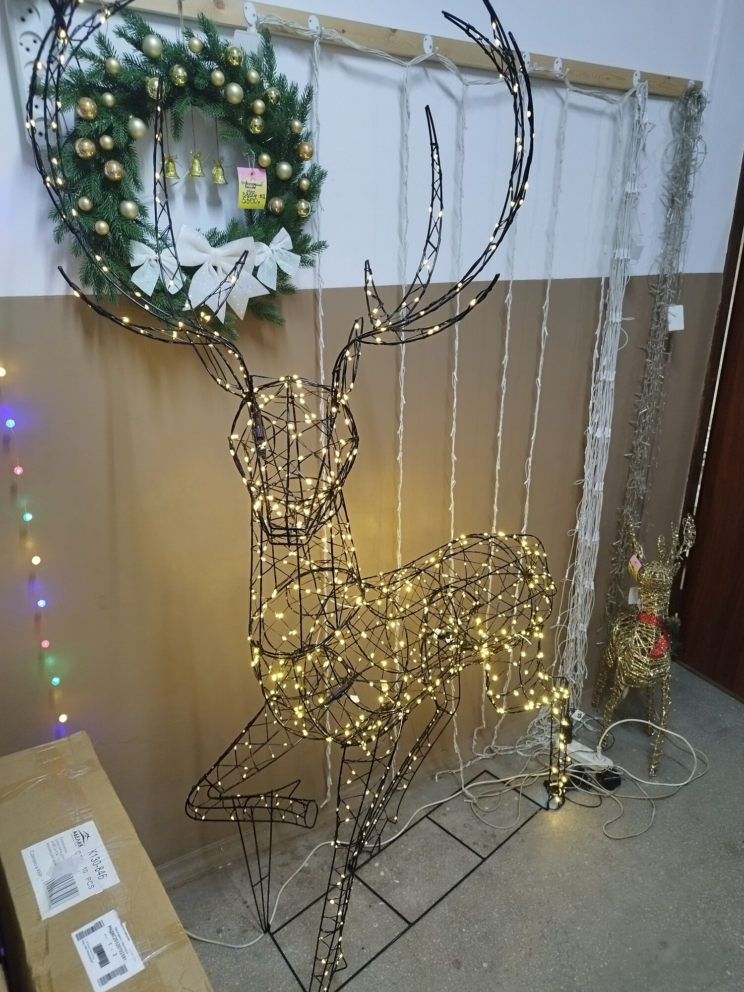 Фигура светодиодная "Олень" 200 см, 750 LED фото 2